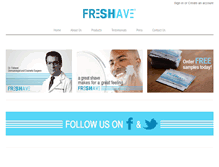 Tablet Screenshot of freshave.com